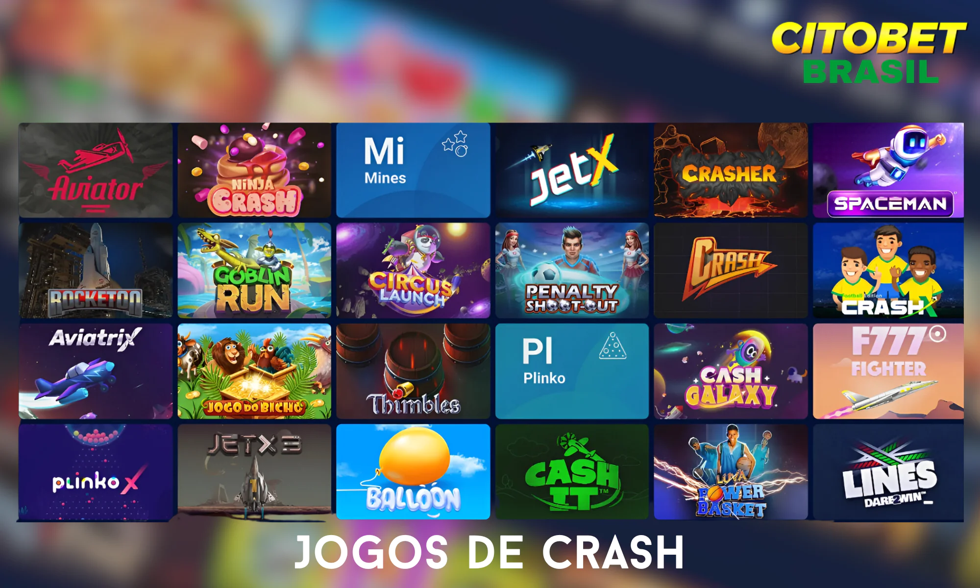 O cassino Citobet oferece um grande número de jogos a dinheiro