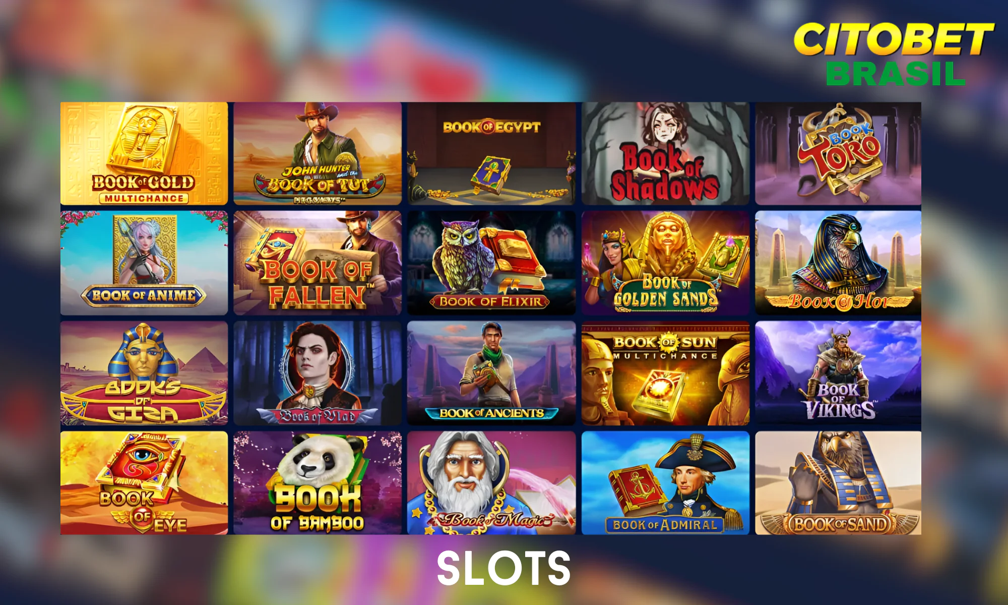 A categoria Slots on-line para os fãs de máquinas caça-níqueis está disponível na Citobet